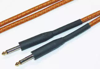 Guitar Cables - Vintage Cloth (Black & Red)